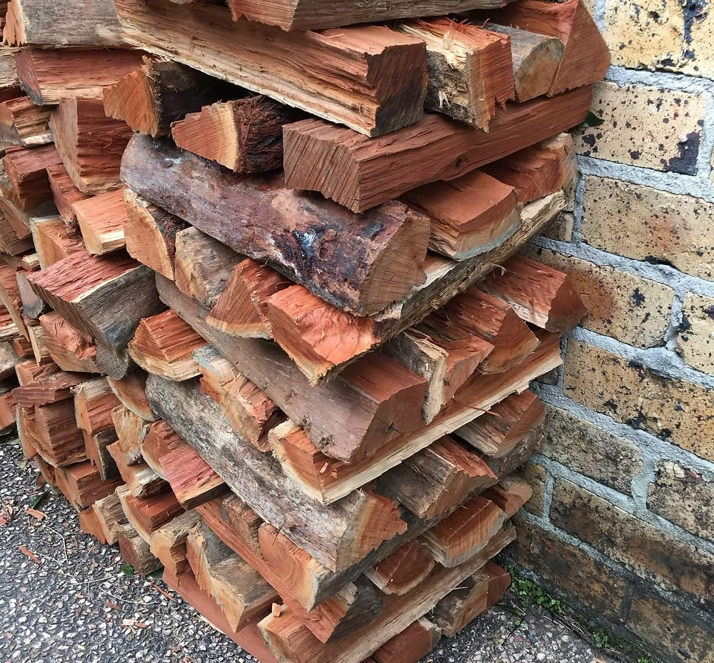 15kg bags of Premium Ironbark firewood (triple-split)