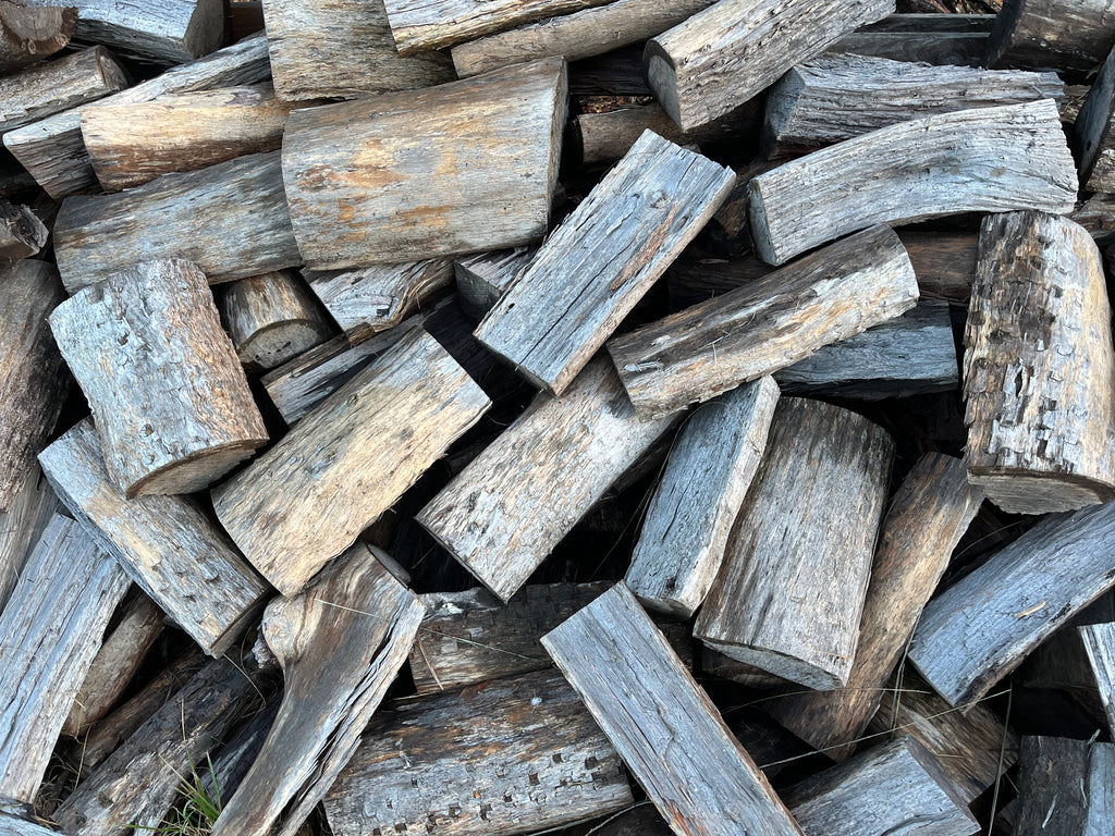 20kg bags of Premium Ironbark firewood (double-split)